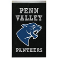 2.5' x 4' Single Reverse Knitted Polyester Vertical Banners